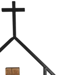 Cross & Steeple Wall Art Metal & Wood - Foreside Home & Garden -Home Decor Series Store GUEST 016c0a1e 38da 4b2f 91b7 10db14ced16d