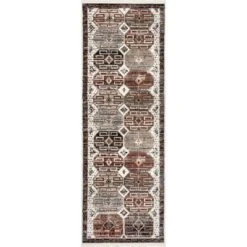 NuLOOM Evie Global Inspired Emblem Fringe Area Rug -Home Decor Series Store GUEST 01a5874c 82fd 42b4 90f3 02f9447baf47