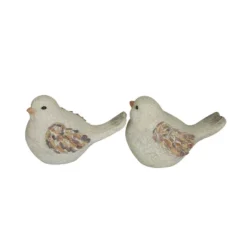 Set Of 2 Magnesium Oxide Farmhouse Birds Garden Sculpture Gray - Olivia & May -Home Decor Series Store GUEST 0208374a 0cbf 4dea 96e0 7a81567aedc5