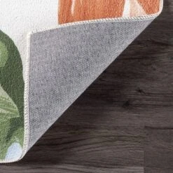 NuLOOM Nevaya Machine Washable Floral Leaves Area Rug -Home Decor Series Store GUEST 0336d738 5be3 48b1 9260 c256d317e7fb