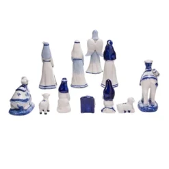 Kurt Adler 1.97-6.7 Inch Porcelain Delft Blue Nativity Set, 11-Piece Set -Home Decor Series Store GUEST 038fcd35 9d71 4c33 90e3 cb370b9aa484