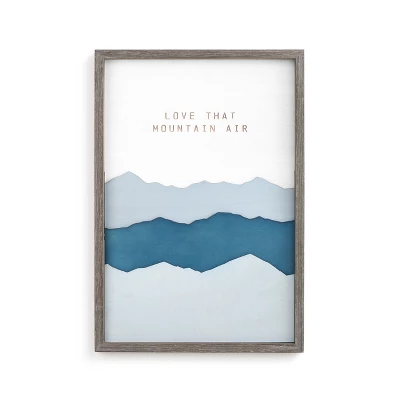 DEMDACO Love That Mountain Air Wall Art Blue 1 DEMDACO Love That Mountain Air Wall Art Blue