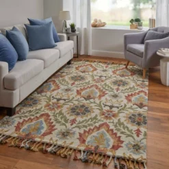 Abelia Transitional Floral & Botanical Area Rug -Home Decor Series Store GUEST 03c8326f 7a41 4690 86ad d4d304ba65f5