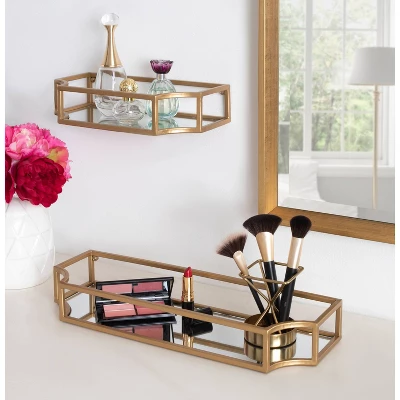 2pc Ciel Metal Wall Shelf Set - Kate & Laurel All Things Decor 5 2pc Ciel Metal Wall Shelf Set - Kate & Laurel All Things Decor - Image 5