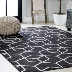 Tumbling Blocks Modern Geometric Area Rug - JONATHAN Y -Home Decor Series Store GUEST 0489445f 1514 44cd bd3b 66312466ff86