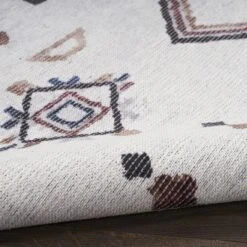 Nicole Curtis Machine Washable Series 1 Bohemian Diamond Motif Indoor Rug -Home Decor Series Store GUEST 04c72377 3e20 482d 9a29 ff141cdde5b6