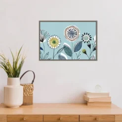 23" X 16" Scandi Florals I By Isabelle Z Framed Canvas Wall Art - Amanti Art -Home Decor Series Store GUEST 080e4fb5 6e48 4644 85a1 b769cdd645ce