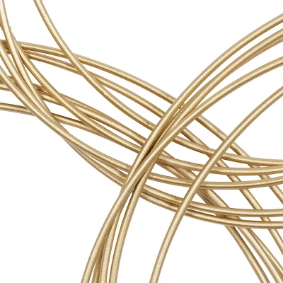 Metal Plate Overlapping Ring Wall Decor - CosmoLiving By Cosmopolitan 4 Metal Plate Overlapping Ring Wall Decor - CosmoLiving By Cosmopolitan - Image 4