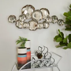 17" X 39" Aluminum Plate Wall Decor With Uneven Edges - Olivia & May -Home Decor Series Store GUEST 08a3c3ee 11ae 4710 a3f1 8cea24f8dab5