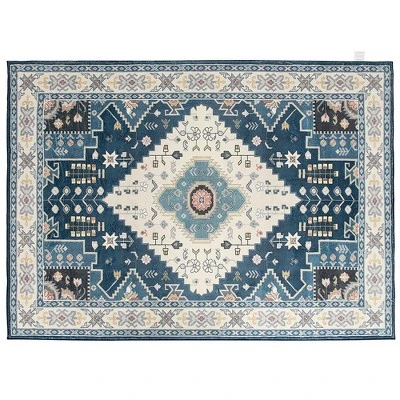 Costway Area Rugs 5'4'' X 6'7''5'4'' X 7'7'' Faux Wool Fabric Doormat Home Carpet Living Room Bedroom 11 Costway Area Rugs 5'4'' X 6'7''5'4'' X 7'7'' Faux Wool Fabric Doormat Home Carpet Living Room Bedroom - Image 11