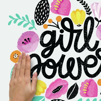 Girl Power Peel And Stick Giant Wall Decal - RoomMates 4 Girl Power Peel And Stick Giant Wall Decal - RoomMates - Image 4