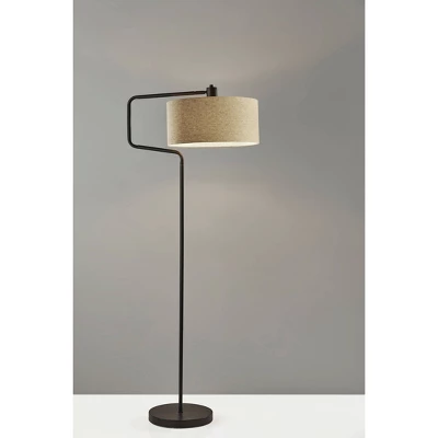 Jacob Floor Lamp Antique Bronze - Adesso 1 Jacob Floor Lamp Antique Bronze - Adesso