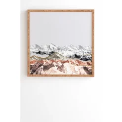 Iveta Abolina Pastel Mountains Bamboo Framed Wall Art - Deny Designs -Home Decor Series Store GUEST 0e9de547 a02b 4205 a8aa dcd76d7d4d54