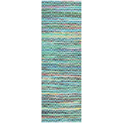 Hand Woven Chevron Eli Green Rug - NuLOOM 9 Hand Woven Chevron Eli Green Rug - NuLOOM - Image 9