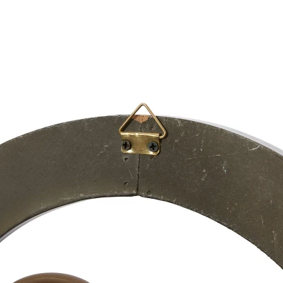 Wood Scroll Arched Window Inspired Wall Decor With Metal Scrollwork Relief Brown - Olivia & May 7 Wood Scroll Arched Window Inspired Wall Decor With Metal Scrollwork Relief Brown - Olivia & May - Image 7