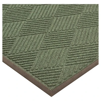 Dark Green Solid Doormat - (4'x6') - HomeTrax 3 Dark Green Solid Doormat - (4'x6') - HomeTrax - Image 3