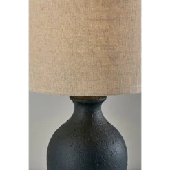 Margot Table Lamp Textured Ceramic Black - Adesso -Home Decor Series Store GUEST 127e971b d3fa 4521 bfb7 29c3e690453f