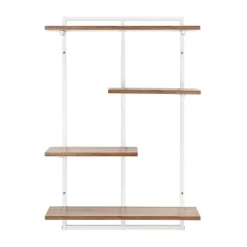 34.5" X 23.6" Rhodes 4 Tier Modern Floating Windowsill Wall Shelf Unit - Danya B. -Home Decor Series Store GUEST 14da601f 6d37 4949 8ecd 4dac2fc094c4