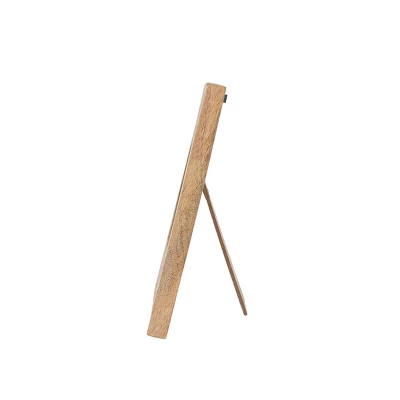 4x4 Inch Carved Floral Picture Frame Mango Wood, MDF, Metal & Glass By Foreside Home & Garden 4 4x4 Inch Carved Floral Picture Frame Mango Wood, MDF, Metal & Glass By Foreside Home & Garden - Image 4