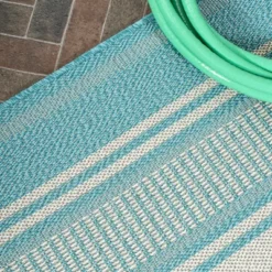 Haynes Modern Double Stripe Indoor/Outdoor Area Rug - JONATHAN Y -Home Decor Series Store GUEST 168c1a28 71d9 4649 a144 07fb8db7e6f5
