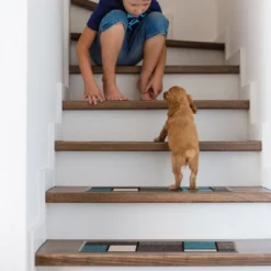 World Rug Gallery Contemporary Modern Boxes Non-Slip Stair Treads -Home Decor Series Store GUEST 17eb67d1 4555 4e15 8392 48f34d393383