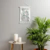 Dash And Ash Ferns And Holly Fiber Wall Hanging - Society6