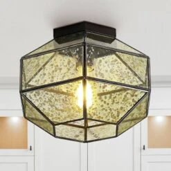 12.5" 1-Light Evelyn Vintage Farmhouse Iron/Glass LED Flush Mount Oil Rubbed Bronze - JONATHAN Y 11 12.5" 1-Light Evelyn Vintage Farmhouse Iron/Glass LED Flush Mount Oil Rubbed Bronze - JONATHAN Y -Home Decor Series Store GUEST 19e621a4 68be 4ba5 9a96 6d4ce2349bd8