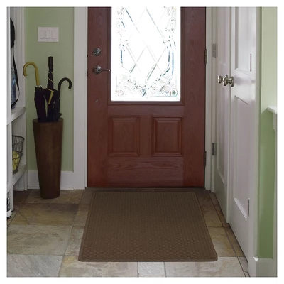 3'x4' Solid Doormat Light Brown - HomeTrax 1 3'x4' Solid Doormat Light Brown - HomeTrax