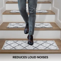 World Rug Gallery Contemporary Trellis Non-Slip Stair Treads 10 World Rug Gallery Contemporary Trellis Non-Slip Stair Treads -Home Decor Series Store GUEST 1baf9040 0ef6 4fa4 b54f 5e935ff8e0f9