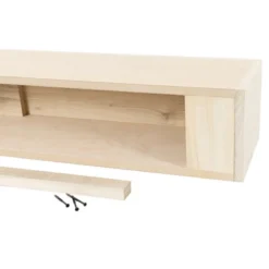 Modern Ember Boone Wood Fireplace Mantel Shelf With Tall Boxed Design -Home Decor Series Store GUEST 1bff9ce9 345d 4358 b850 6980bb2b3f89
