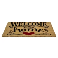 Northlight Natural Coir "Welcome To Our Home" Rectangular Doormat 18" X 30" 6 Northlight Natural Coir "Welcome To Our Home" Rectangular Doormat 18" X 30" -Home Decor Series Store GUEST 1c440c7c f5fa 4040 93ad fb2db4c3dde9