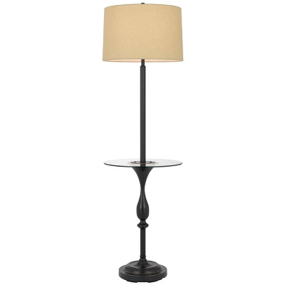 61" Metal Floor Lamp Dark Bronze/Chrome - Cal Lighting 2 61" Metal Floor Lamp Dark Bronze/Chrome - Cal Lighting - Image 2
