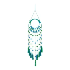 Bohemian Wool Floral Wall Decor With Tassels And Pom Poms – Olivia & May -Home Decor Series Store GUEST 1e587172 7929 40b3 871c f68b240eb106