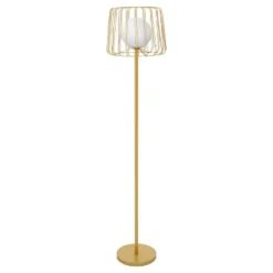 62.75" Lucas Caged Globe Shade Floor Lamp - River Of Goods -Home Decor Series Store GUEST 1eb6f7c6 c7ad 4fec 80e9 4dba9ad17a33
