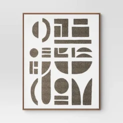 (Set Of 2) 24" X 30" Morphology Framed Wall Canvases Gold - Threshold™ -Home Decor Series Store GUEST 1ee8c9f8 655d 4fcd 9f55 dd08e8410dee