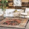 NuLoom Indoor/Outdoor Transitional Floral Jane Area Rug