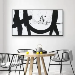 24" X 48" Balanced By Dan Houston Framed Canvas Art Print - Masterpiece Art Gallery -Home Decor Series Store GUEST 2245162d 269e 4ff8 8f7b 60312f2737bc