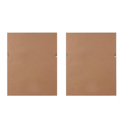 (Set Of 2) 23.5" X 29.5"Ethereal Printed Framed Canvas Decorative Wall Art Set Blue 3 (Set Of 2) 23.5" X 29.5"Ethereal Printed Framed Canvas Decorative Wall Art Set Blue - Image 3