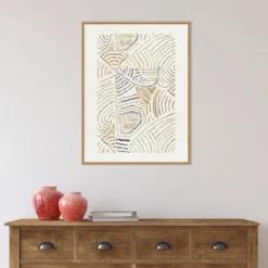 22" X 30" Dreamy Geo II By Aimee Wilson Framed Canvas Wall Art Light Brown - Amanti Art -Home Decor Series Store GUEST 22db09d8 ac86 4b73 b547 96bcb6b89741