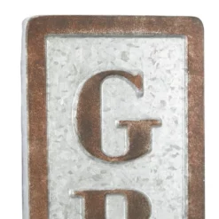 Farmhouse Metal Sign Wall Decor Brown/Gray - Olivia & May -Home Decor Series Store GUEST 22e28188 ba31 4dd7 89f7 64807f097d13