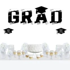 Big Dot Of Happiness Black And White Graduation Party Decor - Vinyl Wall Decals - Grad 11 Big Dot Of Happiness Black And White Graduation Party Decor - Vinyl Wall Decals - Grad -Home Decor Series Store GUEST 23af4b4a f7e2 4a79 86e9 d456b1ba6e4a