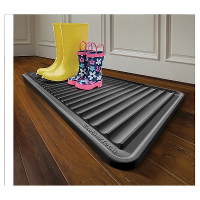 Gray Solid Boot Tray - (1'6"x3') - WeatherTech 1 Gray Solid Boot Tray - (1'6"x3') - WeatherTech