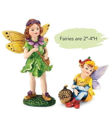 HearthSong Fairy Village Set With Five Decorative Resin Houses And 10 Nature-Themed Fairies 2 HearthSong Fairy Village Set With Five Decorative Resin Houses And 10 Nature-Themed Fairies - Image 2