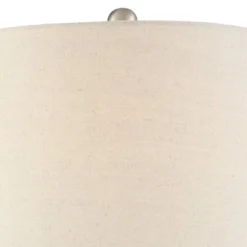 360 Lighting Albert Modern Table Lamp 24 3/4" High Mercury Glass Gourd Oatmeal Drum Shade For Bedroom Living Room Bedside Nightstand Office Kids House 13 360 Lighting Albert Modern Table Lamp 24 3/4" High Mercury Glass Gourd Oatmeal Drum Shade For Bedroom Living Room Bedside Nightstand Office Kids House -Home Decor Series Store GUEST 255663f9 21d4 4635 a581 5dc910b4633b