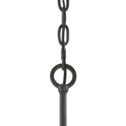 Possini Euro Design Bronze Wood Finish Pendant Chandelier 22" Wide Rustic Farmhouse Tan Fabric Drum 4-Light Fixture For Dining Room House -Home Decor Series Store GUEST 26975ac0 471e 4050 bf69 88db1d13a5c3