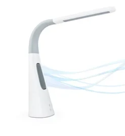 Mount-It! Turcom AirLight Ultrabright LED Desk Lamp With Bladeless Three Speeds Fan Panel | White -Home Decor Series Store GUEST 28d0091f e5a6 45cc 9b6c 178557d1b634