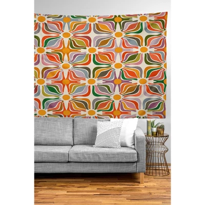 Evamatise Abstract Flowers Summer Holiday Tapestry - Society6 1 Evamatise Abstract Flowers Summer Holiday Tapestry - Society6