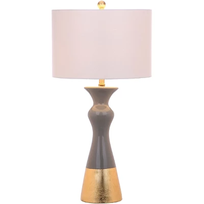 (Set Of 2) 30.5" Iris Table Lamp Gray/Gold (Includes CFL Light Bulb) - Safavieh 2 (Set Of 2) 30.5" Iris Table Lamp Gray/Gold (Includes CFL Light Bulb) - Safavieh - Image 2