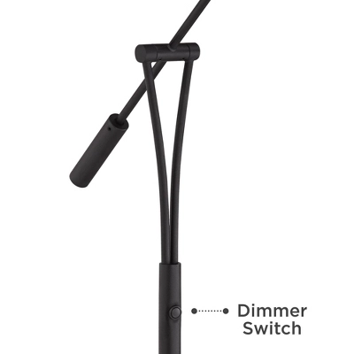 360 Lighting Traditional Pharmacy Floor Lamp LED Dimmable 62" Tall Black Adjustable Arm For Living Room Reading Bedroom Office 4 360 Lighting Traditional Pharmacy Floor Lamp LED Dimmable 62" Tall Black Adjustable Arm For Living Room Reading Bedroom Office - Image 4
