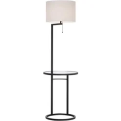360 Lighting Modern Floor Lamps 62" Tall Set Of 2 With Glass Tray Table Black Metal White Fabric Drum Shades Decor Living Room Reading 7 360 Lighting Modern Floor Lamps 62" Tall Set Of 2 With Glass Tray Table Black Metal White Fabric Drum Shades Decor Living Room Reading -Home Decor Series Store GUEST 2d79fb9a e8ec 48a9 a1d3 0a6584dc56bf